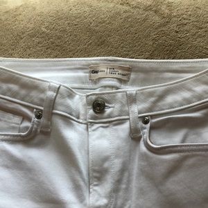 Gap 1969 White Curvy Skinny Jeans